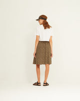 Long Buttoned Skirt