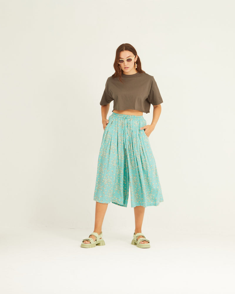 Midi Skirt Elastic Waist