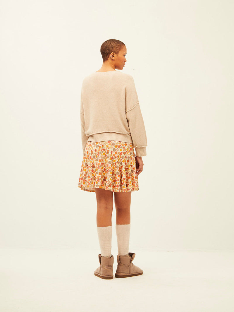 Off White Owl Mini Skirt