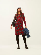 Garnet Mikado Bow Waist Dress