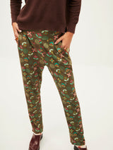 Green Flower Garden 2 Pocket Pants