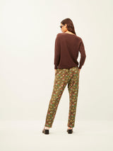 Green Flower Garden 2 Pocket Pants